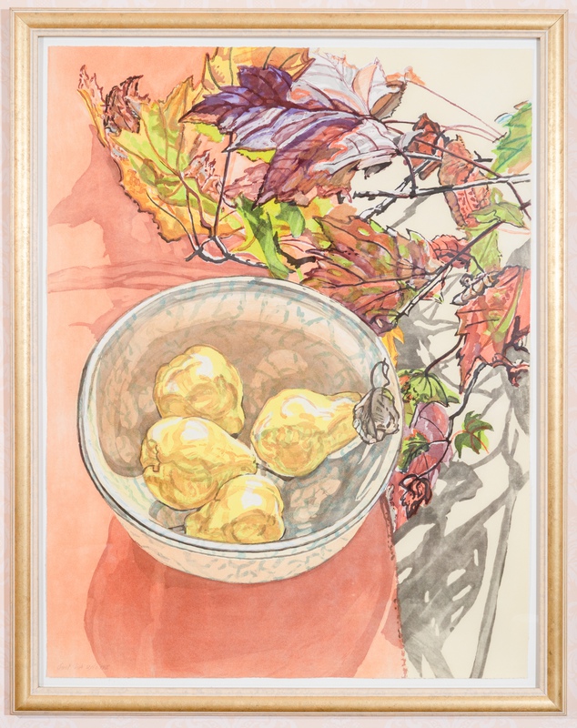 view:69053 - Janet Fish, Pears and Autumn Leaves - 