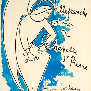 Villefranche sur Mer - Chapelle St. Pierre by Jean Cocteau art for sale