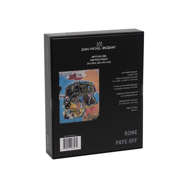view:71692 - Jean-Michel Basquiat, Skull 500-PC Puzzle - 