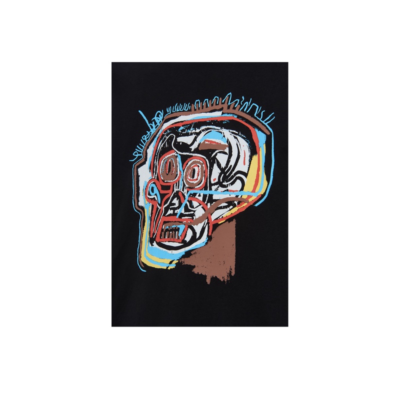 view:82657 - Jean-Michel Basquiat, Skull Premium T-Shirt, Black (Unisex) - 