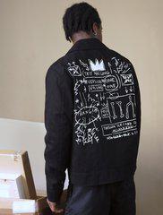 【コラボ】JEAN-MICHEL BASQUIAT × glamb MA-1 Jean-Michel Basquiat】×【glamb】 MA-1 バスキア