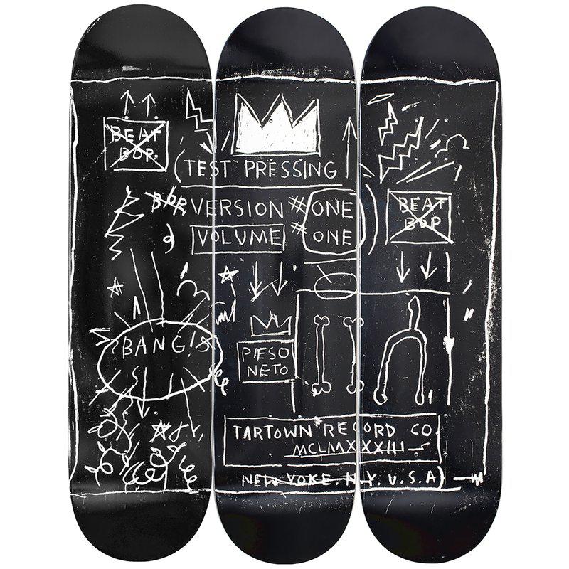 by jean_michel_basquiat - "Beat Bop" Triptych Deck