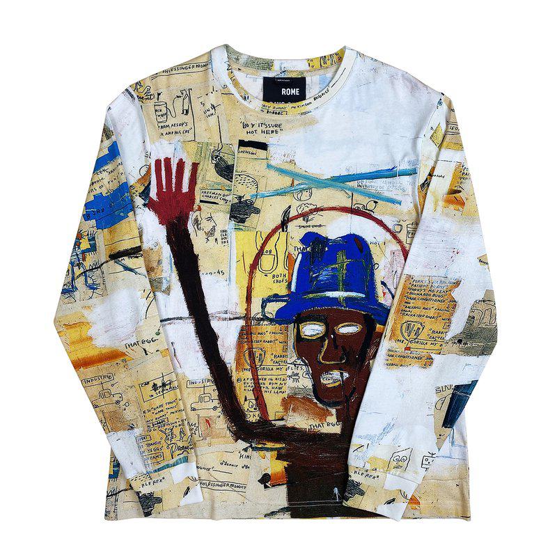 Jean-Michel Basquiat - Hollywood Africans Long-Sleeve T-Shirt (Unisex)  for Sale