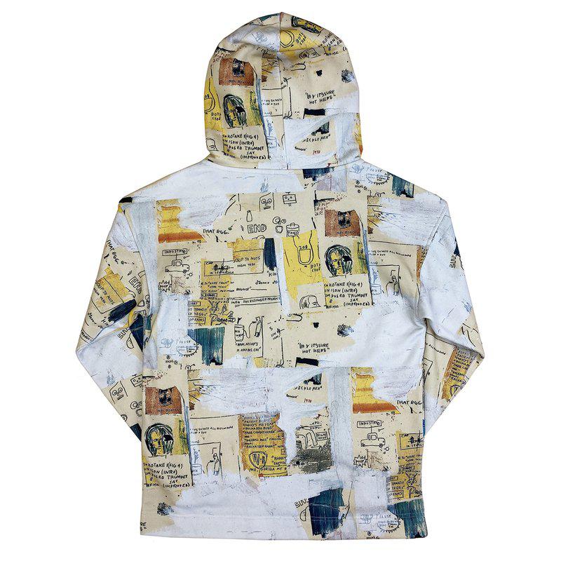 view:58598 - Jean-Michel Basquiat, "Toxic" All-Over Print Hoodie (Unisex) - 