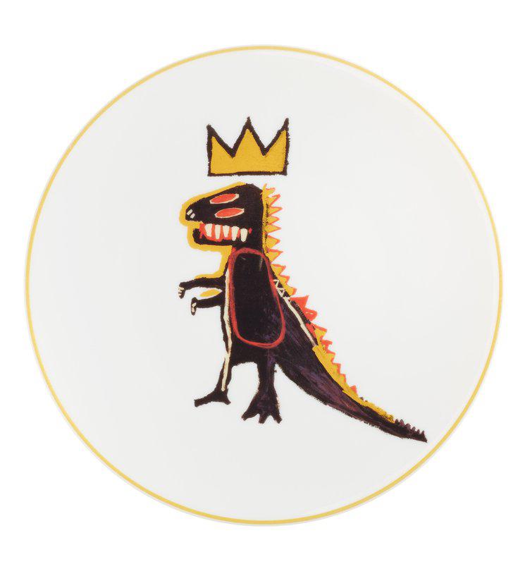 by jean_michel_basquiat - Gold Dragon Plate