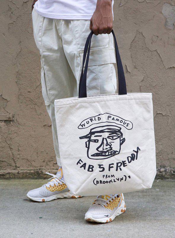 Basquiat Lady Pink Large Canvas Tote Bag – ROME PAYS OFF