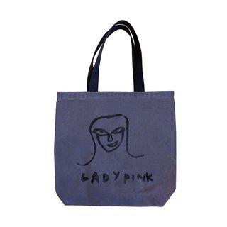 BASQUIAT "LADY PINK" LARGE CANVAS TOTE BAG art for sale