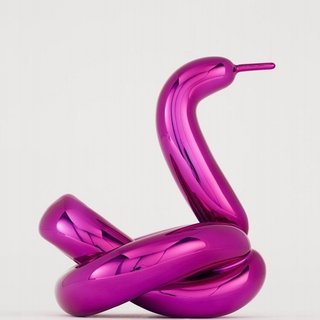 Jeff Koons, Balloon Swan (Magenta)