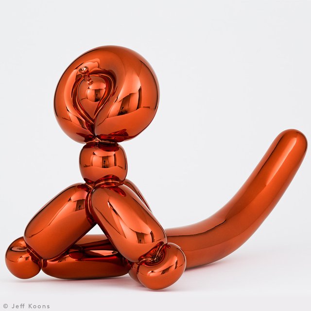 Jeff Koons, Balloon Monkey (Orange)