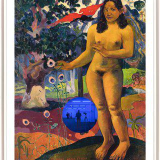 Gazing Ball (Gauguin Delightful Land) art for sale