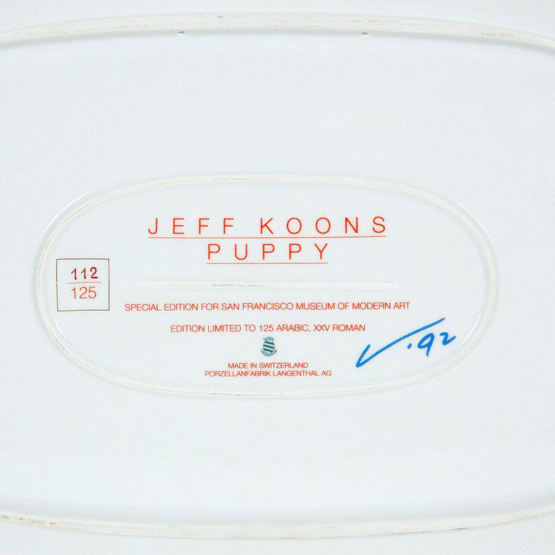 view:49486 - Jeff Koons, Puppy Platter - 