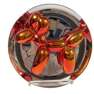 Balloon Dog Plate (Red), 1995 art for sale