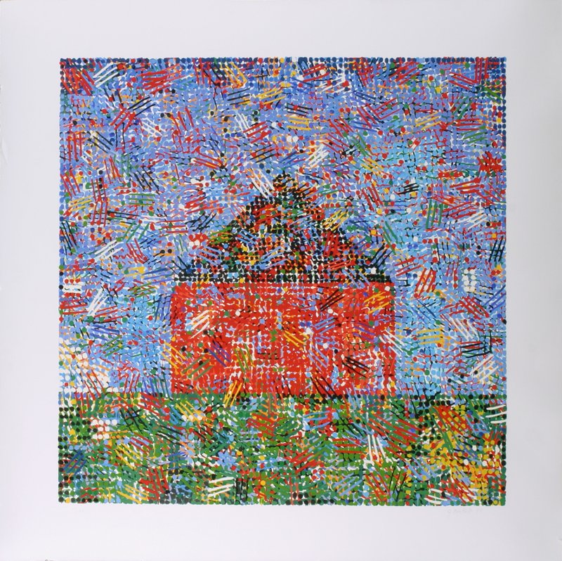 House, Dots, Hatches (1999) is available on Artspace for $5,500