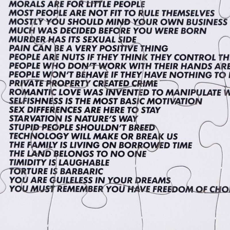 view:78745 - Jenny Holzer, Truisms Puzzle - 
