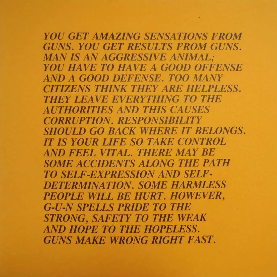 jenny holzer inflammatory essays for sale