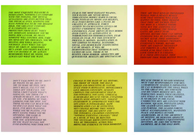 work by Jenny Holzer - Inflammatory Essays #:14635