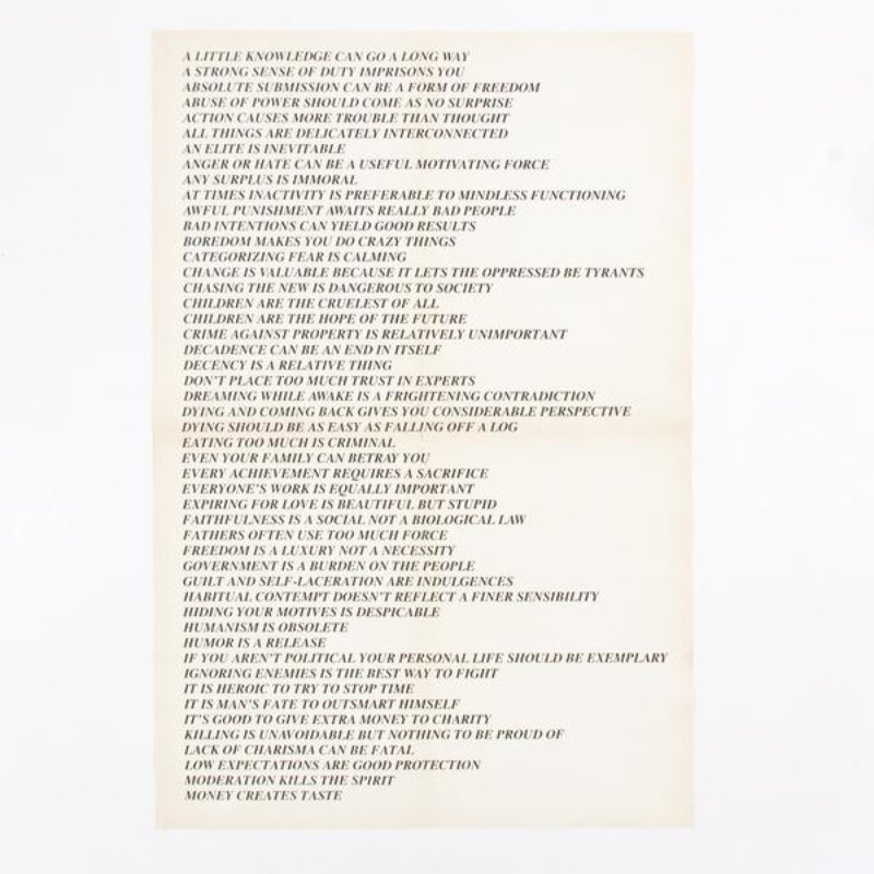 jenny holzer truisms