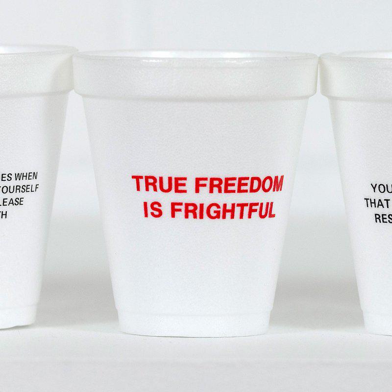 view:43034 - Jenny Holzer, Survival Cups - 