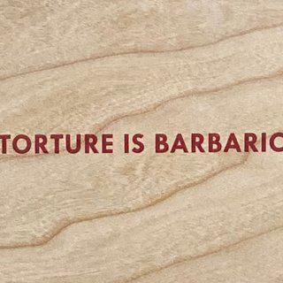 Torture is Barbaric art for sale