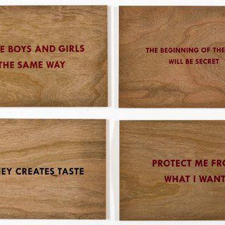 Truisms (set of 4) art for sale