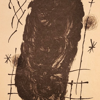 Joan Miró, Lithographier Originale (Les Peintures Sur Carton De Miro)