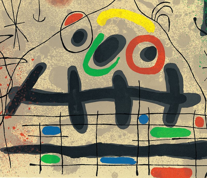 view:24797 - Joan Miró, Le Lézard aux Plumes d'Or - 