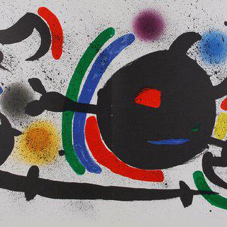 Joan Miró, Litografia Original X