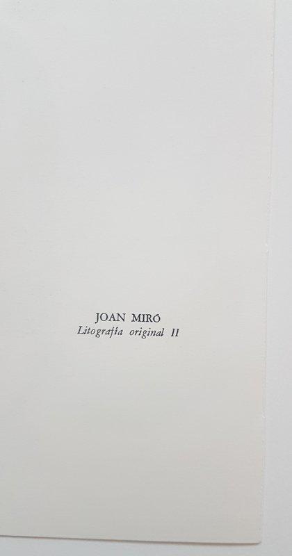 view:45387 - Joan Miró, Litografia Original II - 