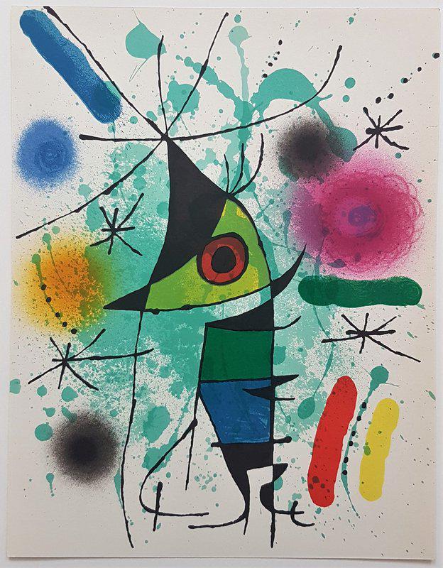 冬バーゲン☆】-roジョアン・ミロ Joan Miro litografia - macyo.co.uk