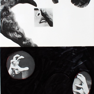 John Baldessari, Kiss, Hair, Hands