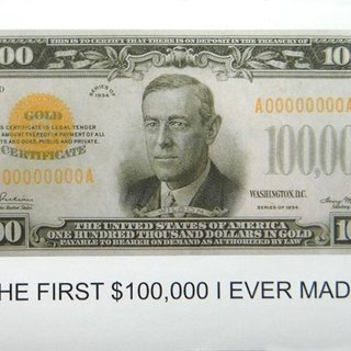 John Baldessari, The First $100,00 I Ever Made