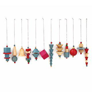 Bauhaus-era Christmas Ornaments (Set of 12) art for sale