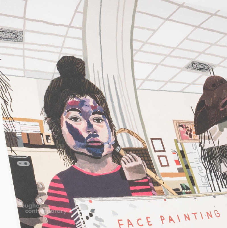 view:71892 - Jonas Wood, Face Painting, Dallas Museum of Art - 