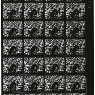 Jonathan Borofsky, Berlin Dream Stamp (Negative Version)