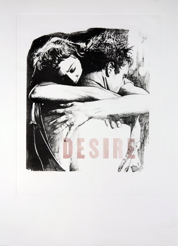 Jonathan Santlofer - Kiss (Desire) for Sale | Artspace