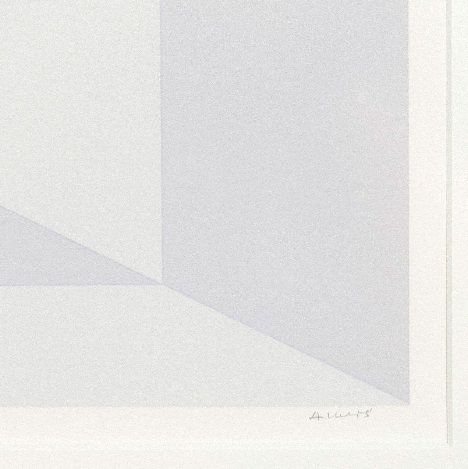 Josef Albers - Mitered Squares - Cobalt for Sale | Artspace