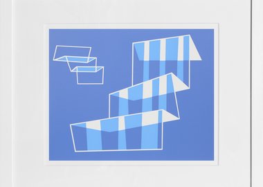 work by Josef Albers - Portfolio 1, Folder 1, Image 2 Framed Silkscreen …