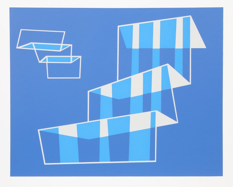view:24500 - Josef Albers, Portfolio 1, Folder 1, Image 2 Framed Silkscreen - 