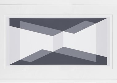 work by Josef Albers - Portfolio 1, Folder 10, Image 1 Framed Silkscreen…