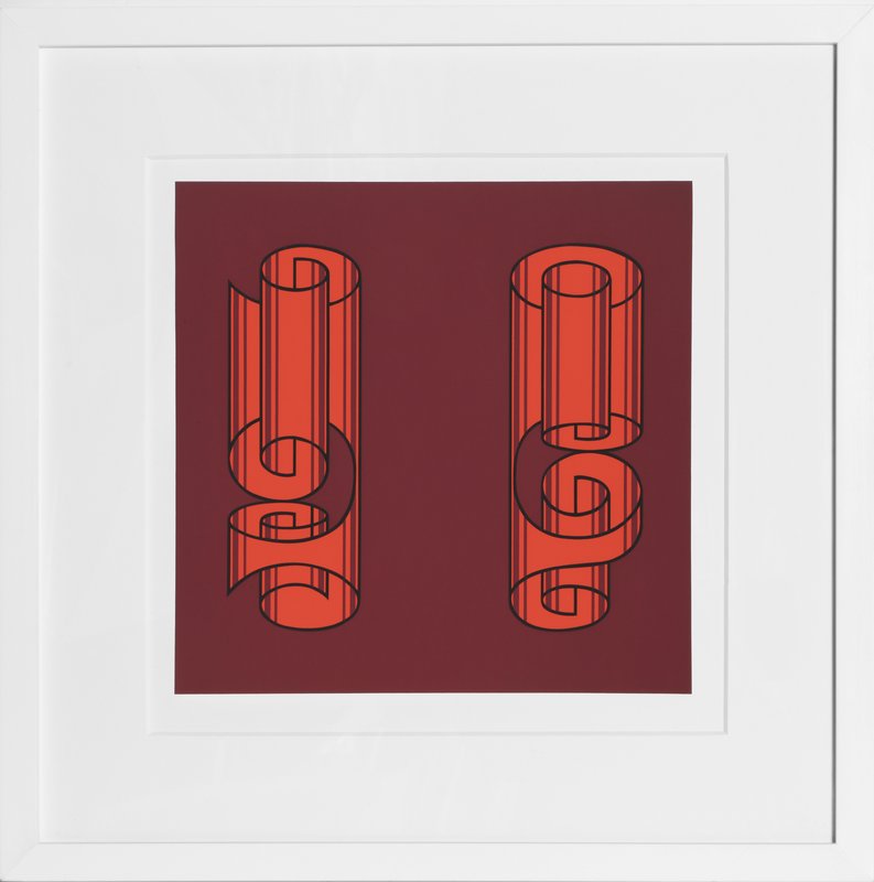 view:24510 - Josef Albers, Portfolio 1, Folder 18, Image 2 Framed Silkscreen - 