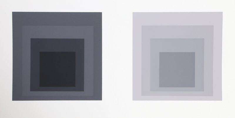 view:42492 - Josef Albers, Portfolio 1, Folder 23, Image 1 Framed Silkscreen - 