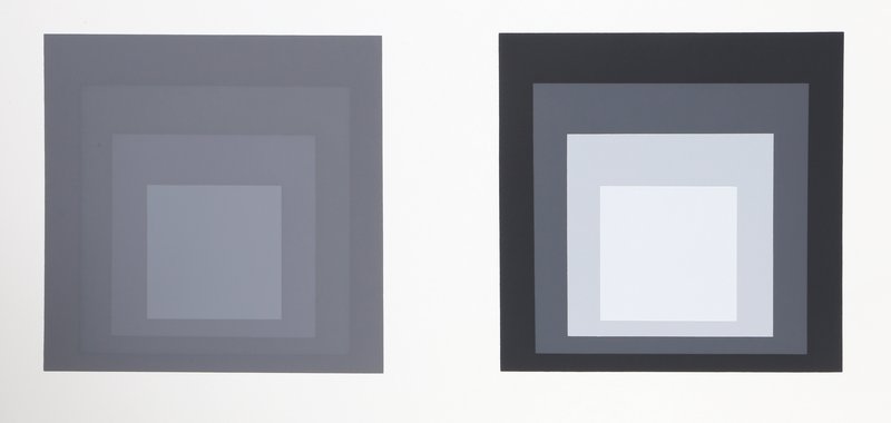 view:24511 - Josef Albers, Portfolio 1, Folder 23, Image 2 Framed Silkscreen - 