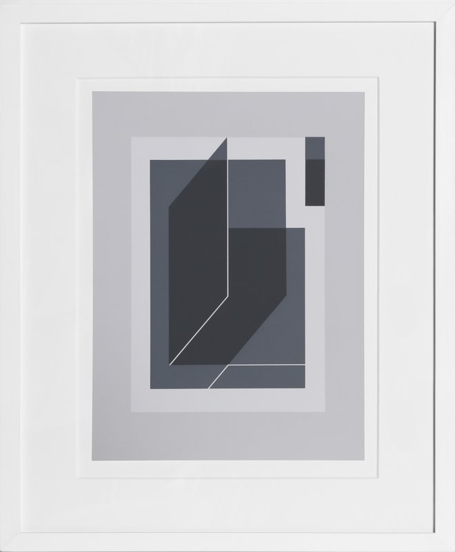 view:24513 - Josef Albers, Portfolio 1, Folder 25, Image 1 Framed Silkscreen - 