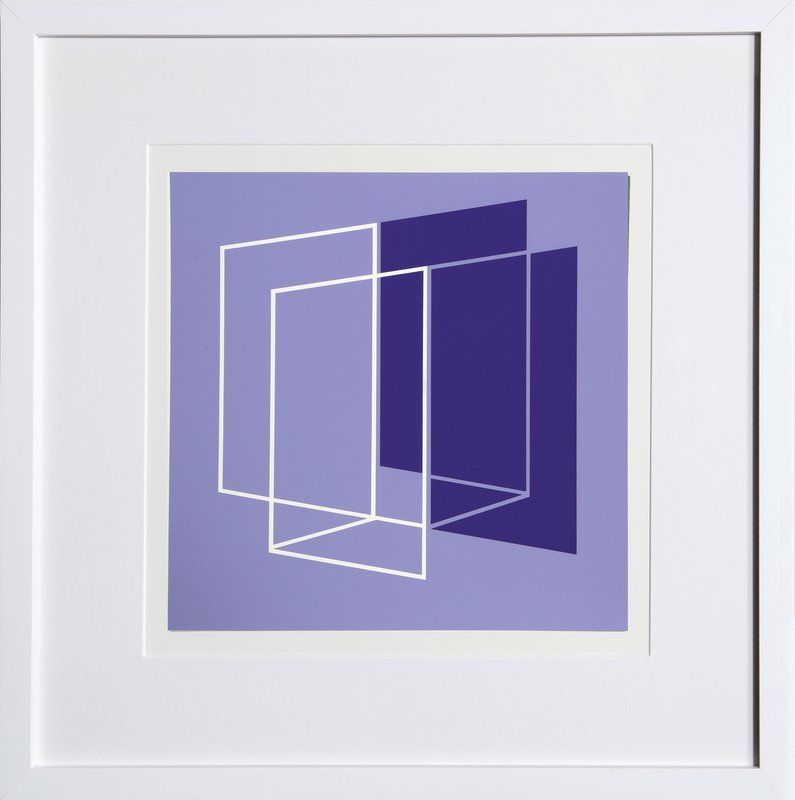 view:24514 - Josef Albers, Portfolio 1, Folder 26, Image 1 Framed Silkscreen - 