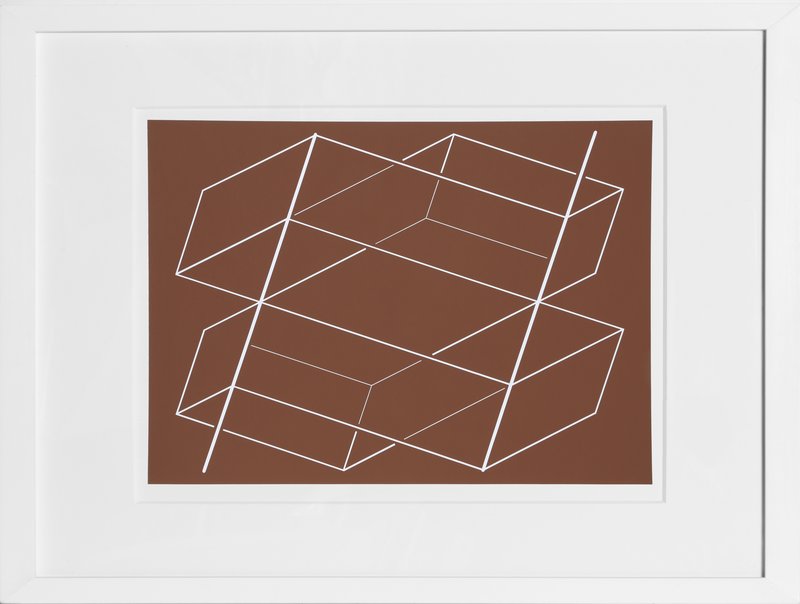 view:24517 - Josef Albers, Portfolio 1, Folder 3, Image 1 Framed Silkscreen - 