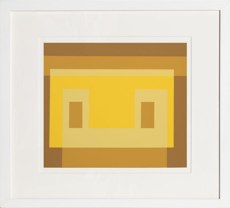 view:24519 - Josef Albers, Portfolio 1, Folder 30, Image 1 Framed Silkscreen - 