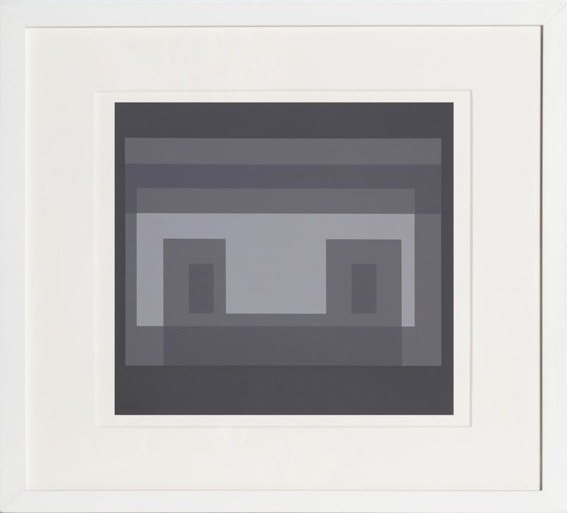 view:24520 - Josef Albers, Portfolio 1, Folder 30, Image 2 Framed Silkscreen - 