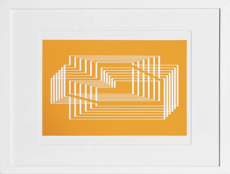 view:24522 - Josef Albers, Portfolio 1, Folder 31, Image 2 Framed Silkscreen - 