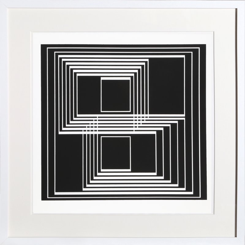 view:24523 - Josef Albers, Portfolio 1, Folder 33, Image 1 Framed Silkscreen - 