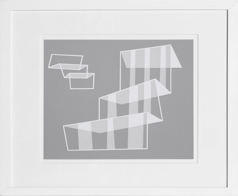 view:24530 - Josef Albers, Portfolio 2, Folder 1, Image 2 Framed Silkscreen - 